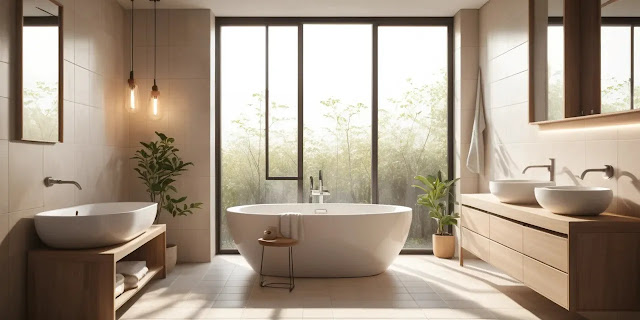지속적인 관리로 변화된 욕실 환경의 모습 꾸준한 환기와 건조 관리로 쾌적해진 욕실의 모습