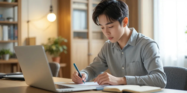 초본 발급 옵션을 확인하는 모습 주민등록초본 발급 옵션을 꼼꼼히 점검하는 모습