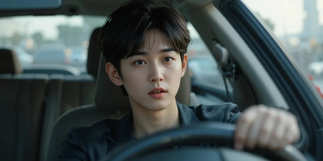 예열 필요 여부를 고민하는 모습 자동차 예열에 대해 고민하는 모습