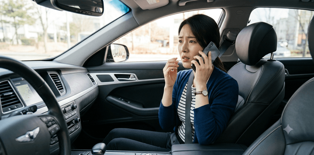 스펀지 안쪽까지 부패가 시작된 심각한 상황에서 전문가의 도움을 요청하는 장면