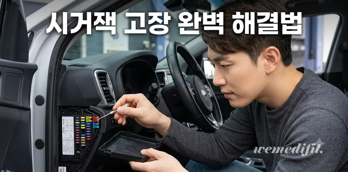 갑작스러운 시거잭 고장 완벽 해결법 노하우를 배우고 퓨즈를 스스로 확인하는 모